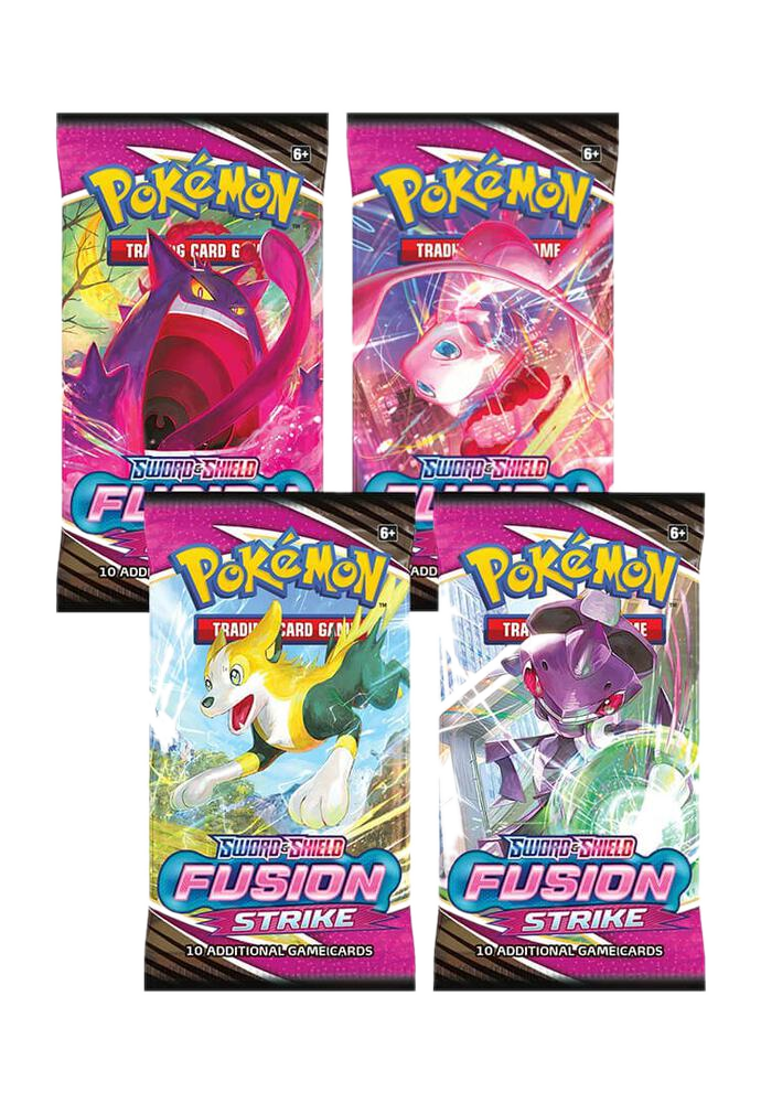 Fusion Strike Booster Art Set (4-pack) (transparent cutout on dark theme)