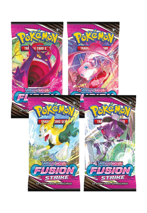 Fusion Strike Booster Art Set (4-pack) (transparent cutout on dark theme)