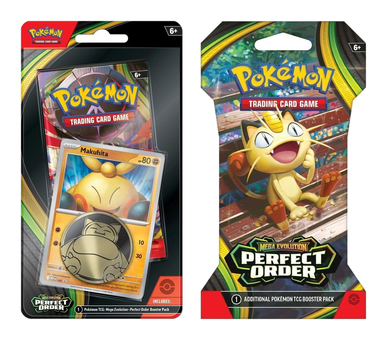 Makuhita Perfect Order Blister + Perfect Order (Sleeved) Pack Bundle (transparent cutout on dark theme)