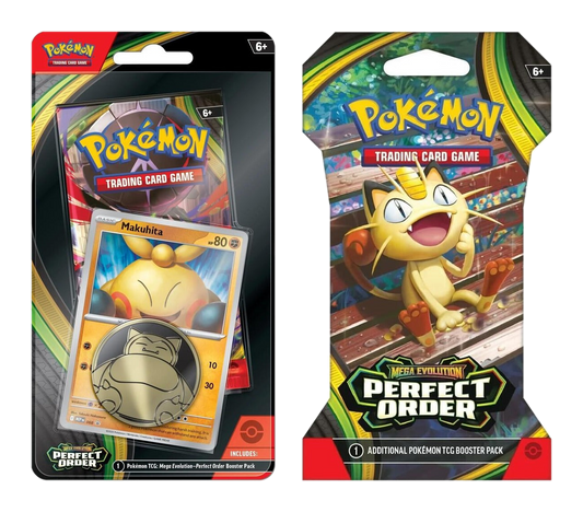 Makuhita Perfect Order Blister + Perfect Order (Sleeved) Pack Bundle (transparent cutout on dark theme)