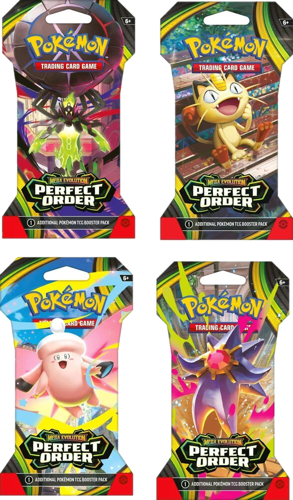 Perfect Order Sleeved Art Set (4-pack) (transparent cutout on dark theme)