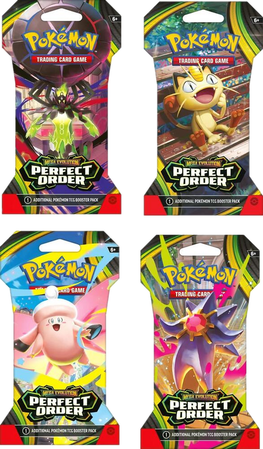 Perfect Order Sleeved Art Set (4-pack) (transparent cutout on dark theme)