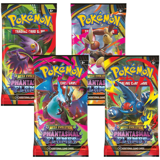 Phantasmal Flames Booster Art Set (4-pack) (transparent cutout on dark theme)