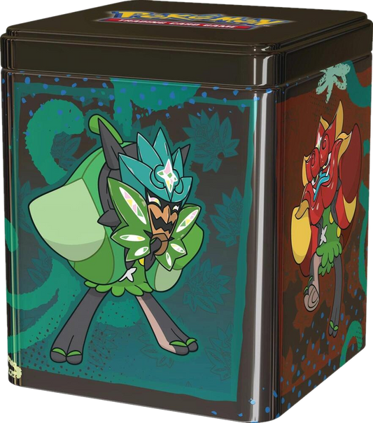 Pokemon TCG Stacking Tin: Ogerpon (transparent cutout on dark theme)