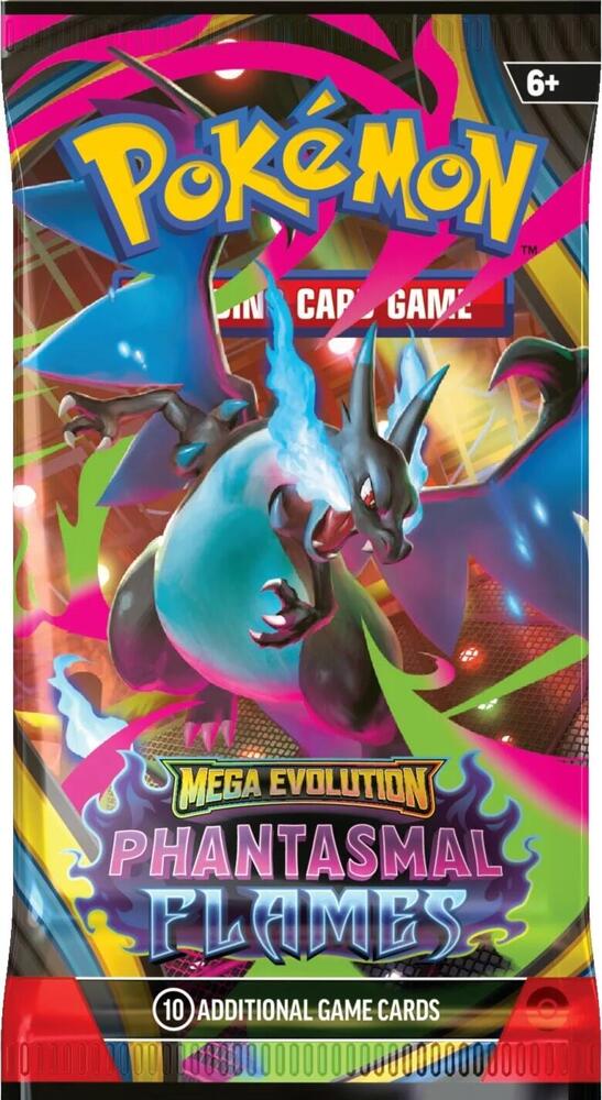 Phantasmal Flames Booster Pack — Sealed Pokemon TCG